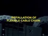 instruction video how to assemble Flexible cable chain for sliding doors