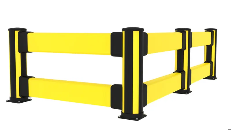 double impact protection with rails