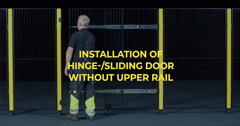 Installation d'une porte battante et coulissante combinée avec Axelent