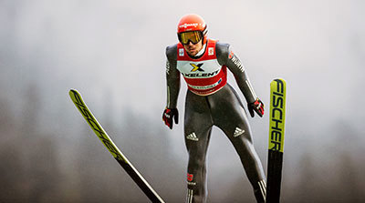 Ski jump with Johannes Rydzek