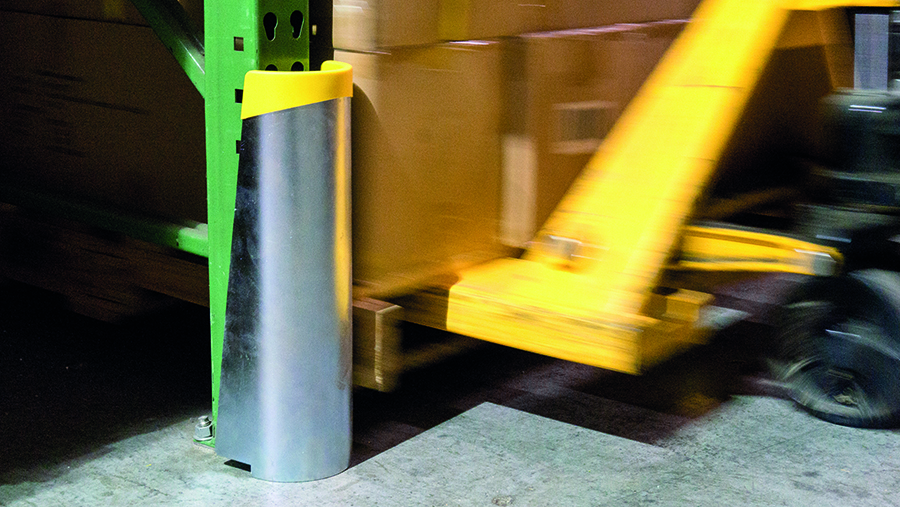 Shock-Absorbing Rack Guard