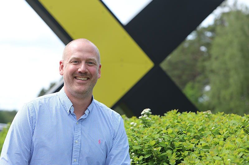 Forsaljningschef Mattias Darmark