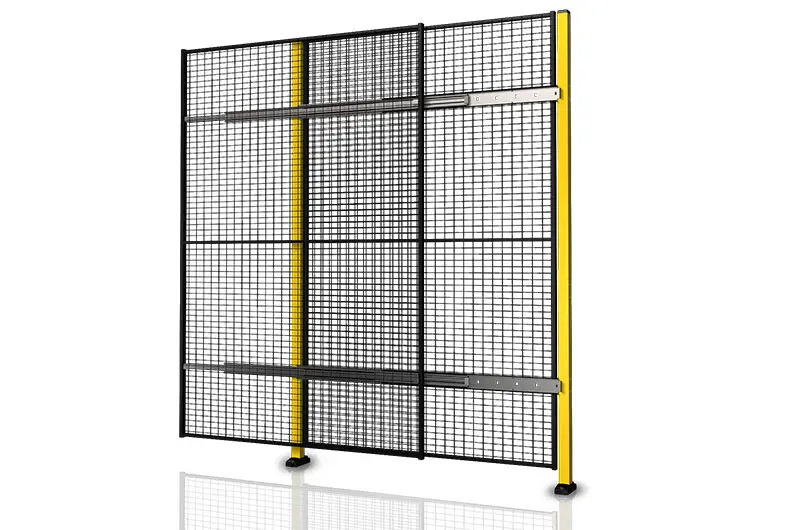 Porte coulissante simple sans rail suspendu