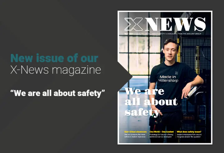 New issue of our X-News magazine – “We are all about safety” New issue of our X-News magazine – “We are all about safety”