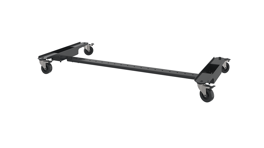 Plateforme sur roulettes pour panneaux mobiles