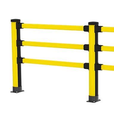 Essential Pedestrian with Three Rails