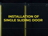Single sliding door