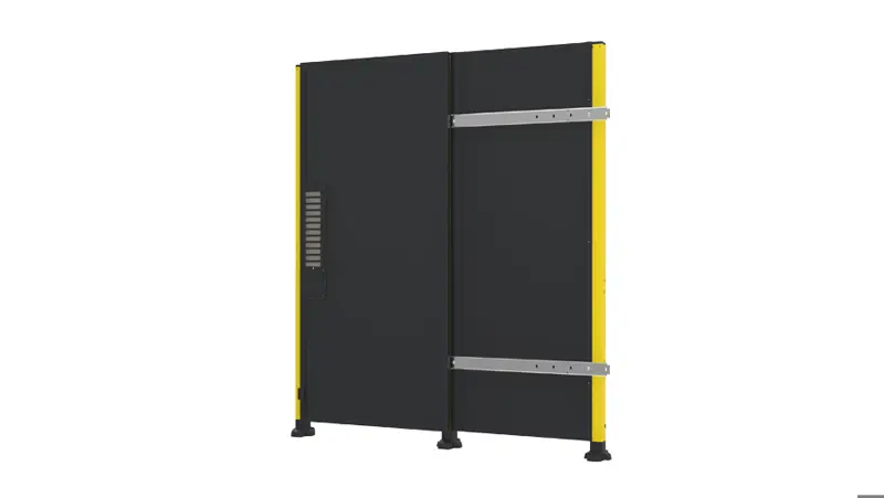 Porte coulissante simple sans rail